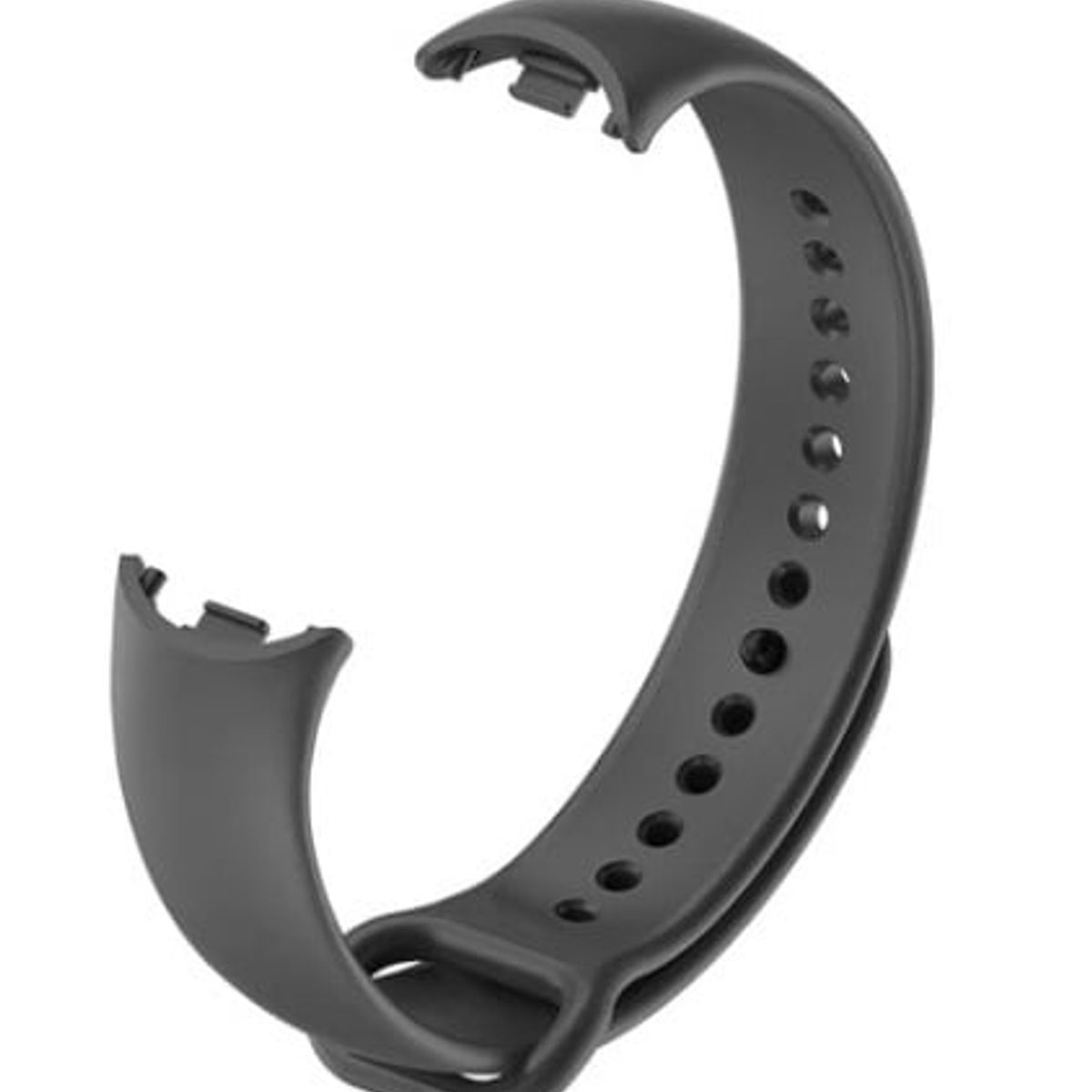 GENERICO - CORREA SILICON + BUMPER PARA XIAOMI BAND 8 GRIS