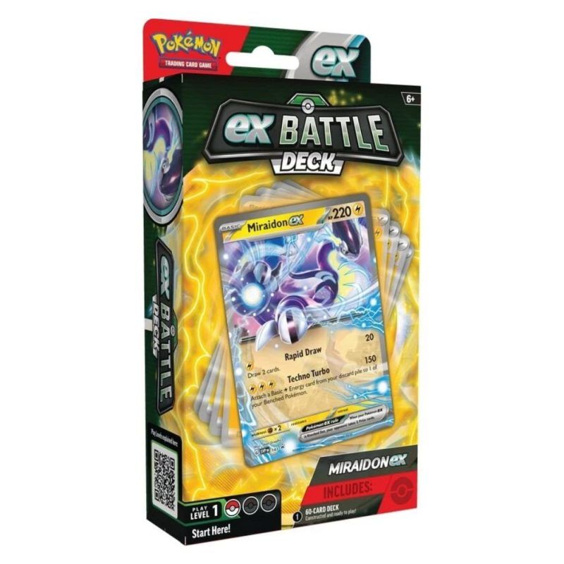POKEMON - Cartas Pokemon TCG Ex Battle Deck Miraidon Inglés