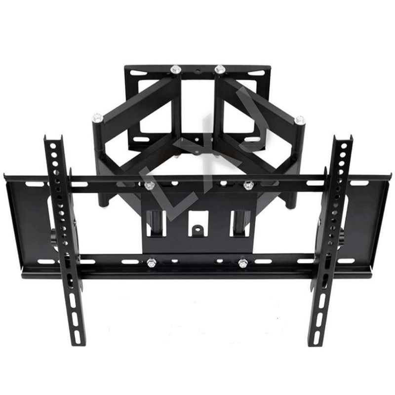 GENERICO - Rack tv soporte móvil plegable de 3 giros(doble brazo)40"-80"-negro..