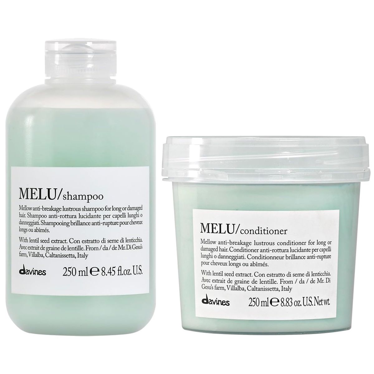 DAVINES - Shampoo Anti-rotura 250ml + Acondicionador Davines Melu