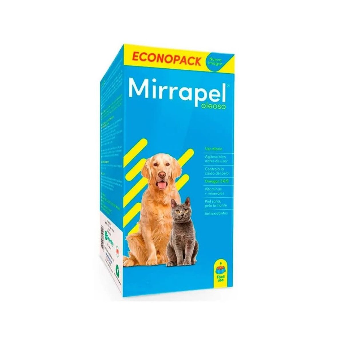 MIRRAPEL - Mirrapel Oleoso Jarabe Suplemento para Perros y Gatos 236 ml