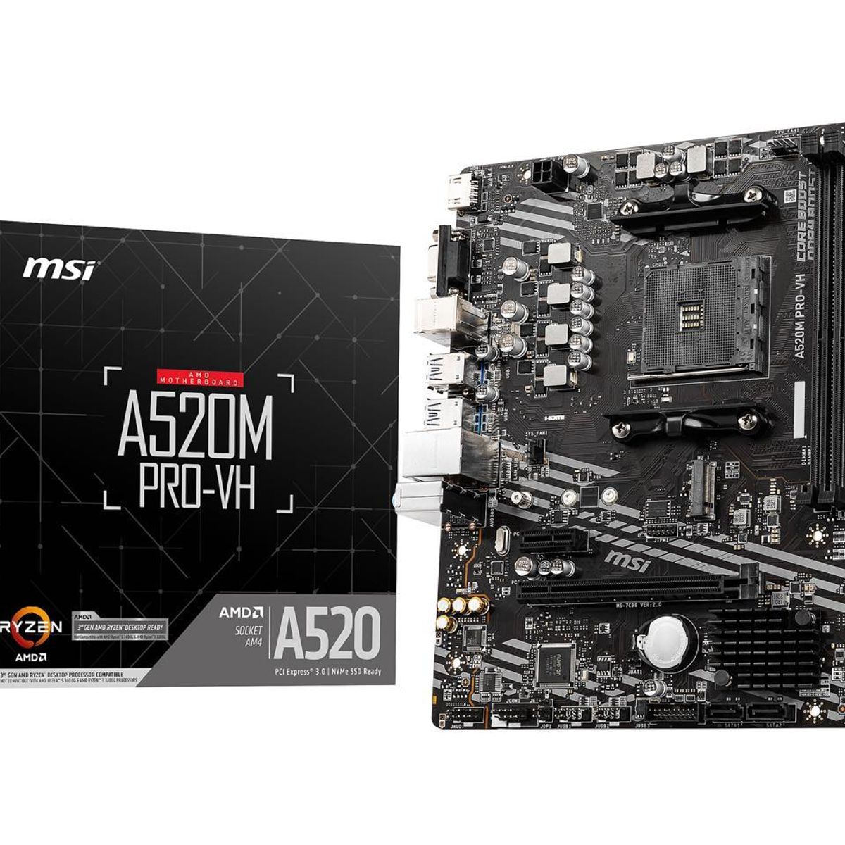 AMD - Computadora PC Ryzen 7 5700G RAM 16GB SSD 500GB CON GRAFICOS AMD RADEON
