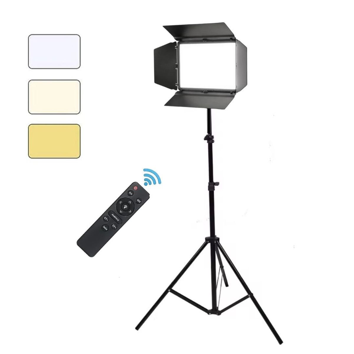 GENERICO - Panel De Iluminación Profesional Foto Luz Led + Trípode 2M