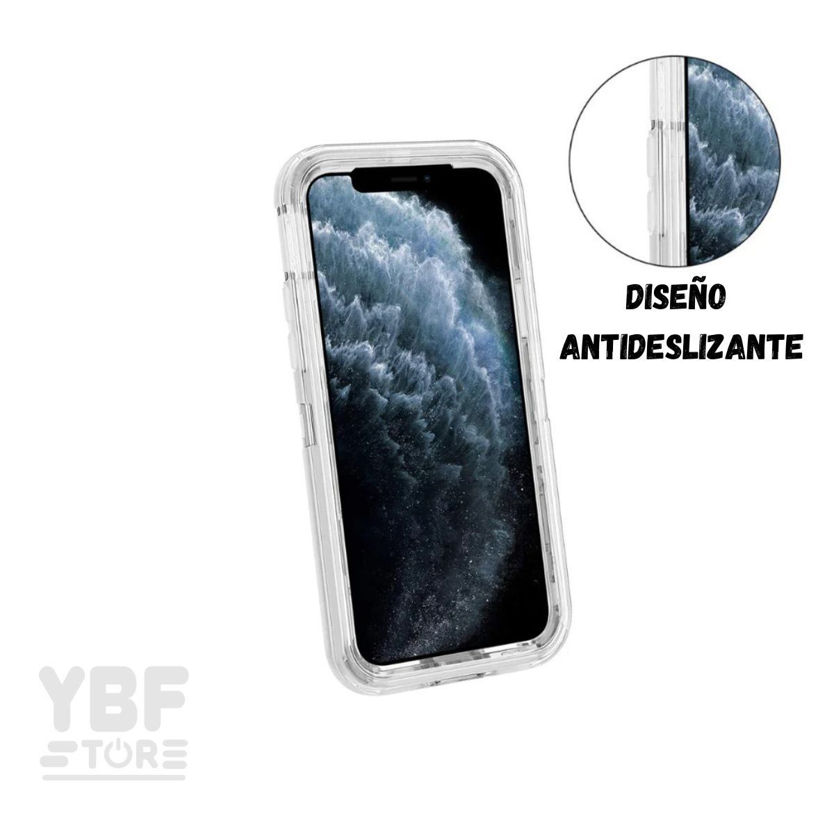 CASE - Case 360 Son 3 en 1 Transparente para iPhone 11