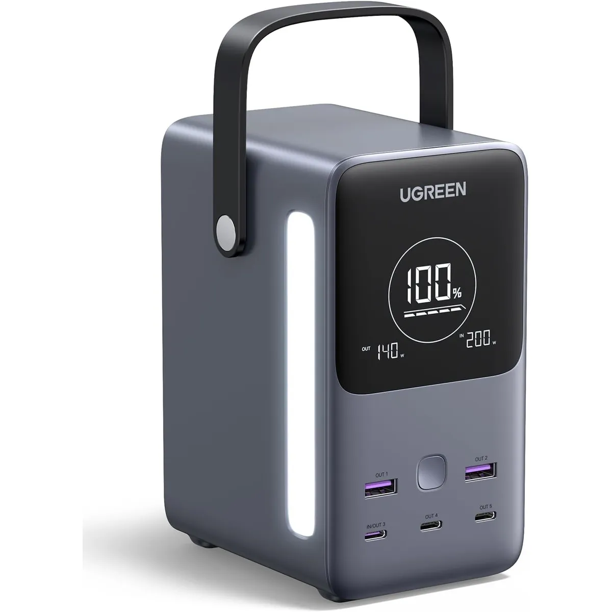 UGREEN - POWER BANK UGREEN 300W - 48000 MAH 5 PUERTOS