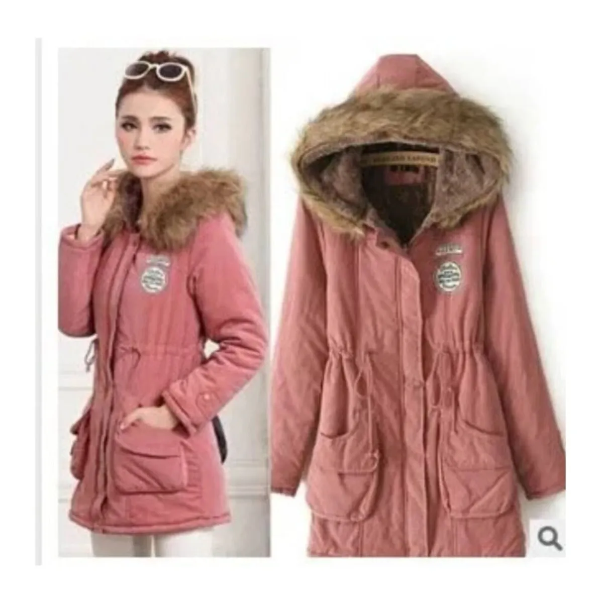 OEM - Casaca Parka Abrigo  Para Mujer
