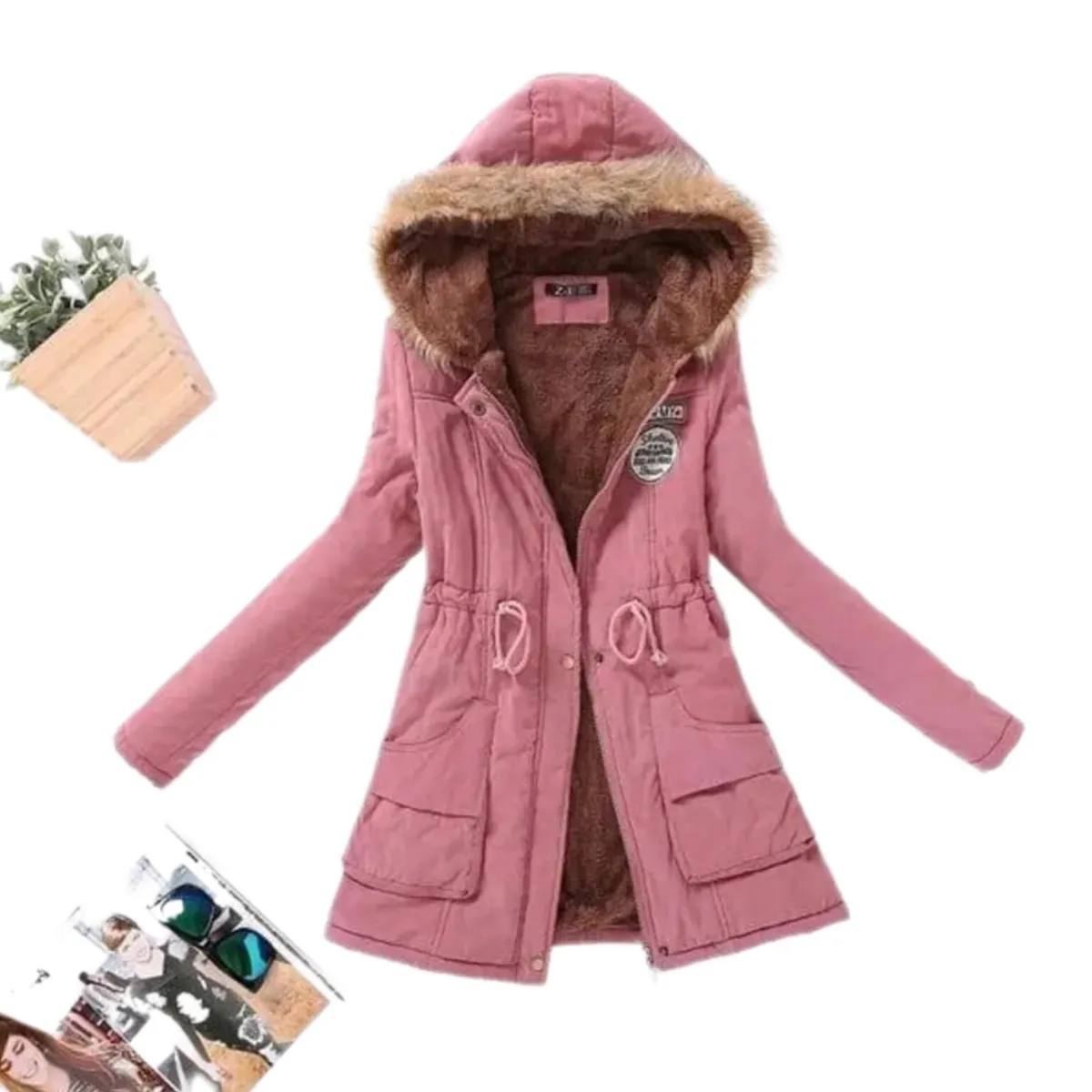 OEM - Casaca Parka Abrigo  Para Mujer