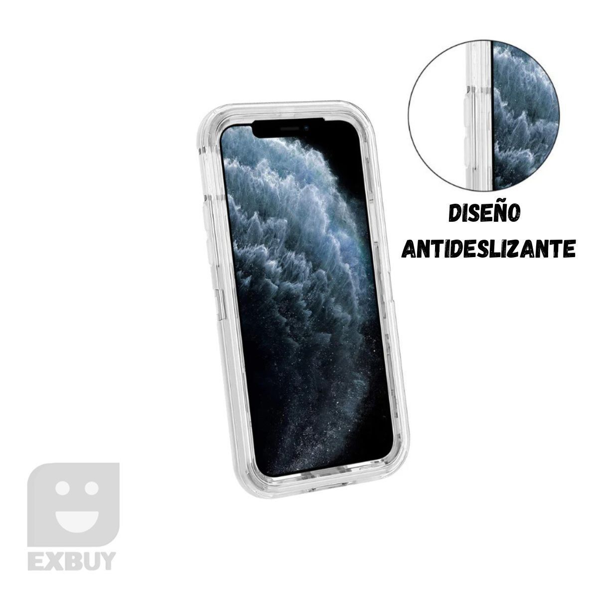 CASE - Case 360 Son 3 en 1 Transparente para iPhone 11 Pro