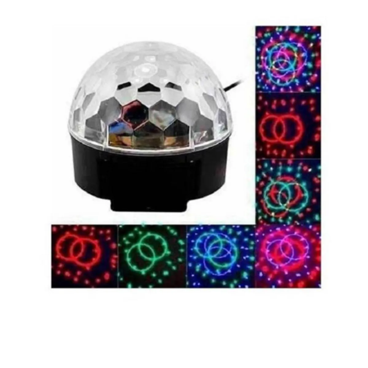 GENERICO - Luces para fiesta multicolor disco dj + bola psicodélica