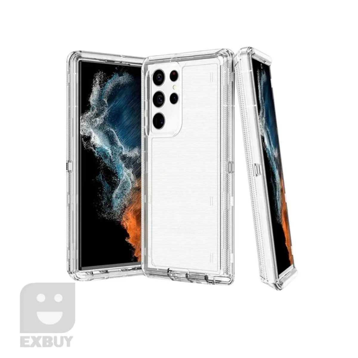 CASE - Case 360 Son 3 en 1 Transparente para Samsung Galaxy S24 Fe