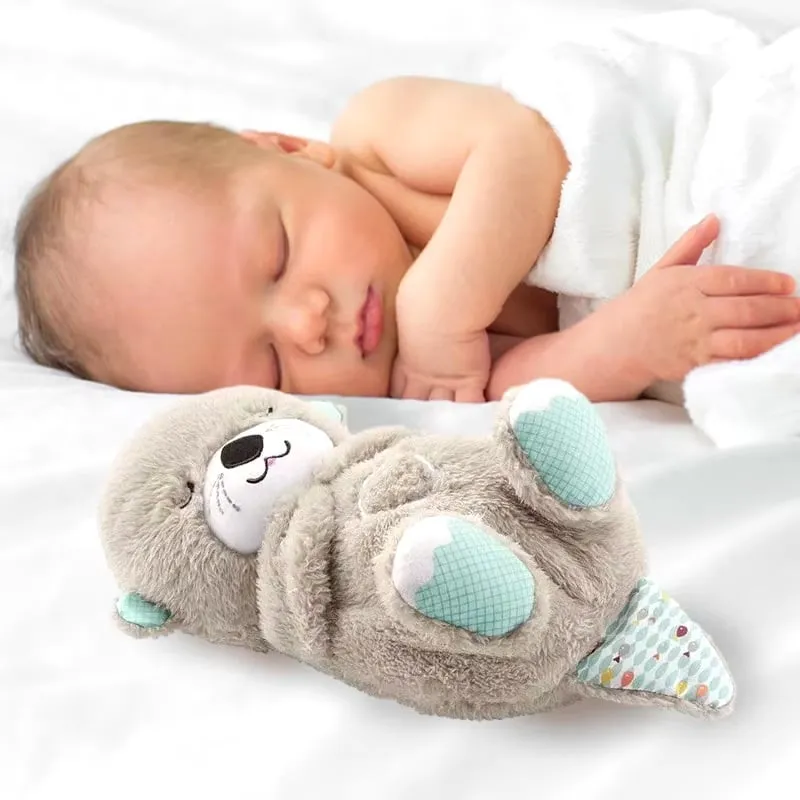 GENERICO - Peluche Nutria Bebé Calmante y Acurrucada