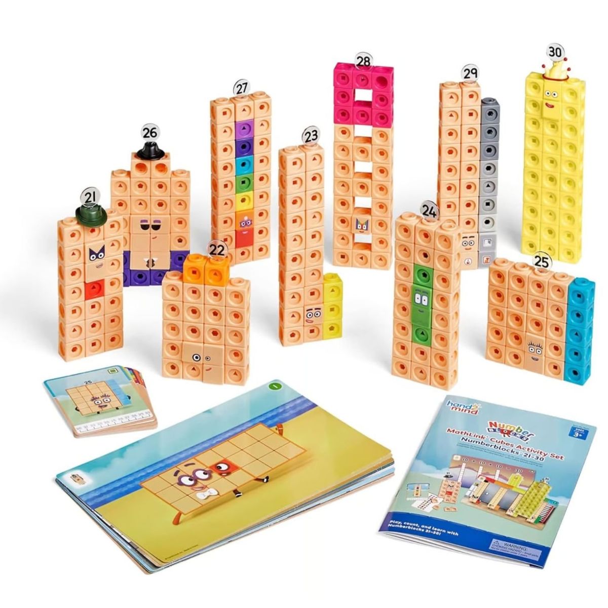 HANDS UP - Number Blocks Mathlink Activity Set 21 al 30