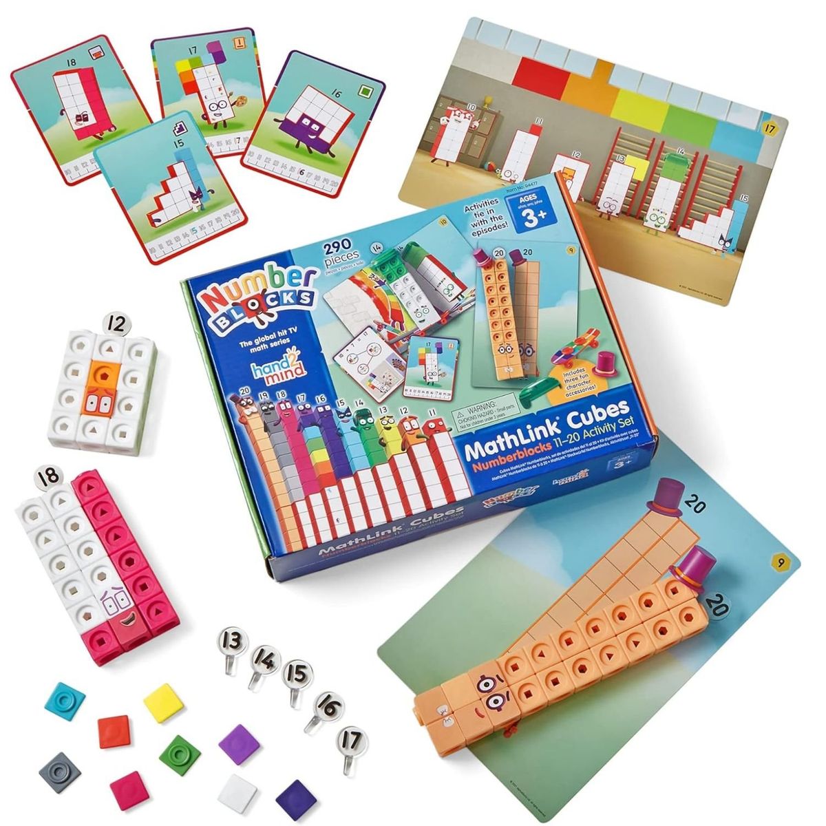 HANDS UP - Number Blocks Mathlink Activity Set 11 al 20