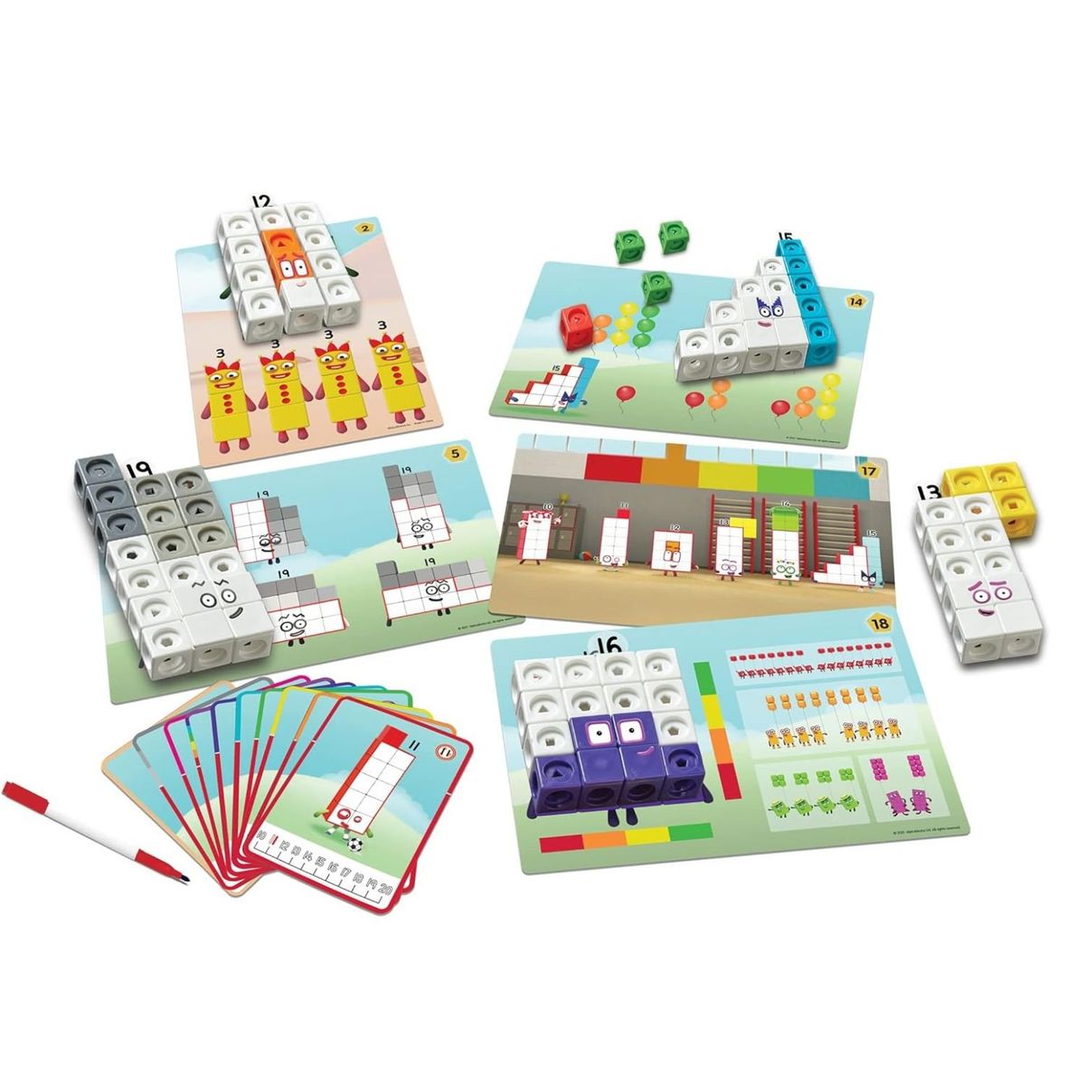 HANDS UP - Number Blocks Mathlink Activity Set 11 al 20