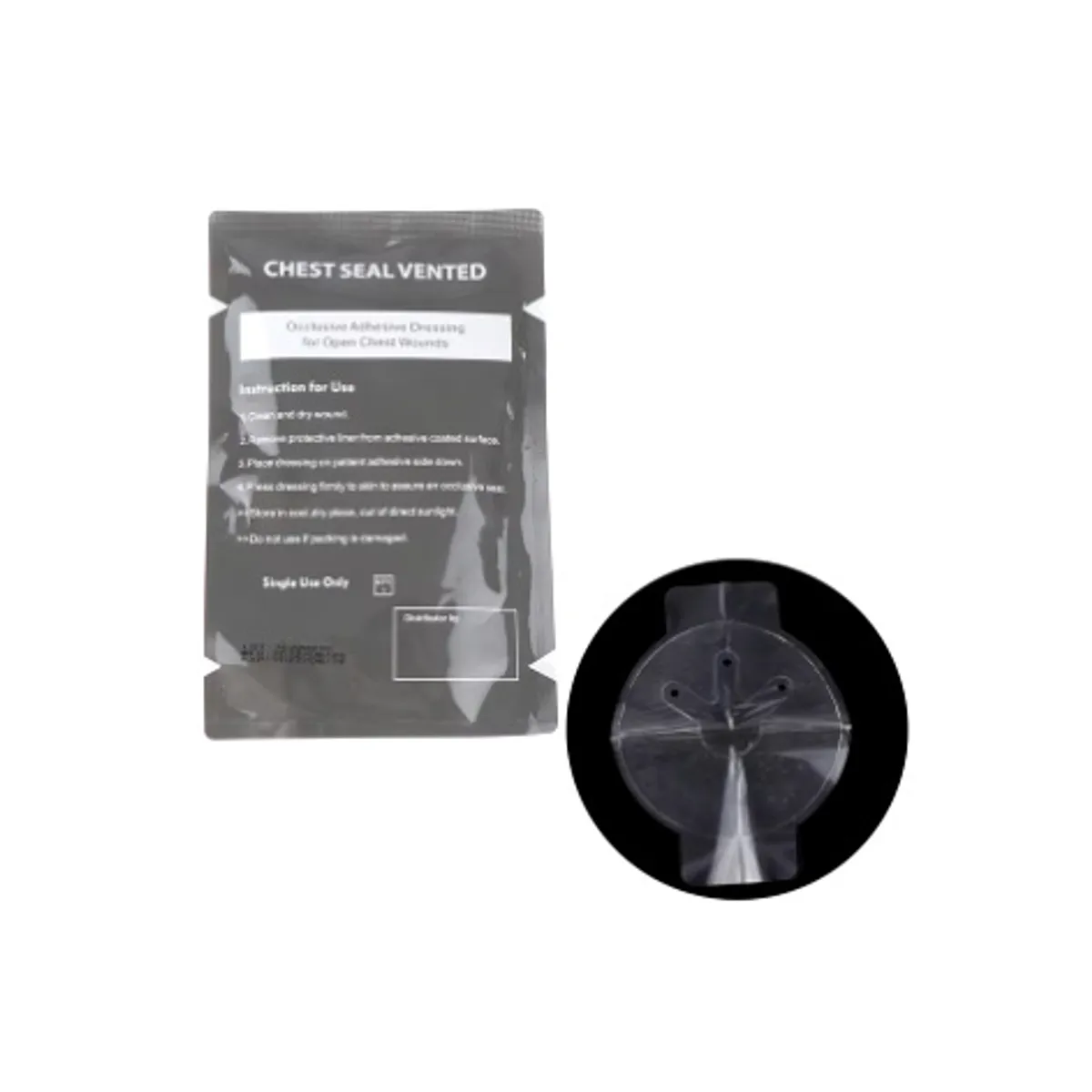 GENERICO - PARCHE DE PRIMEROS AUXILIOS VENTILADO SELLO PECHO IFAK