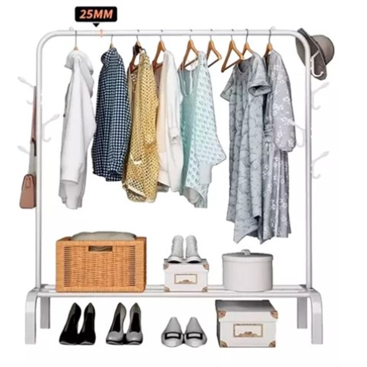 GENERICO - Perchero Organizador de Ropa y Accesorios