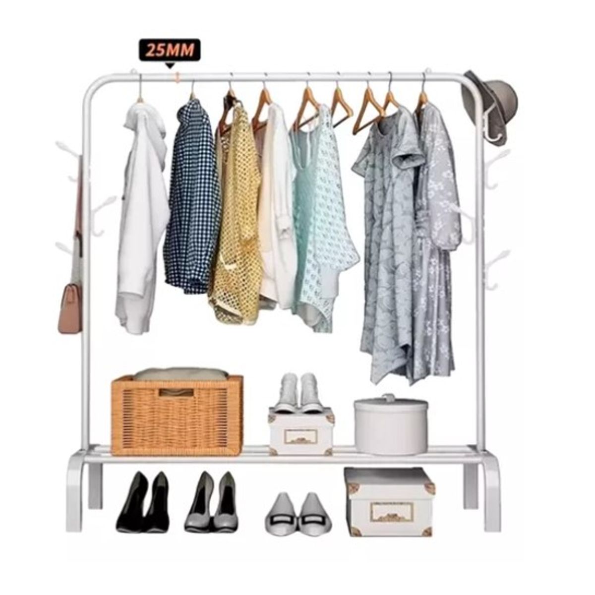 GENERICO - Perchero Organizador de Ropa y Accesorios