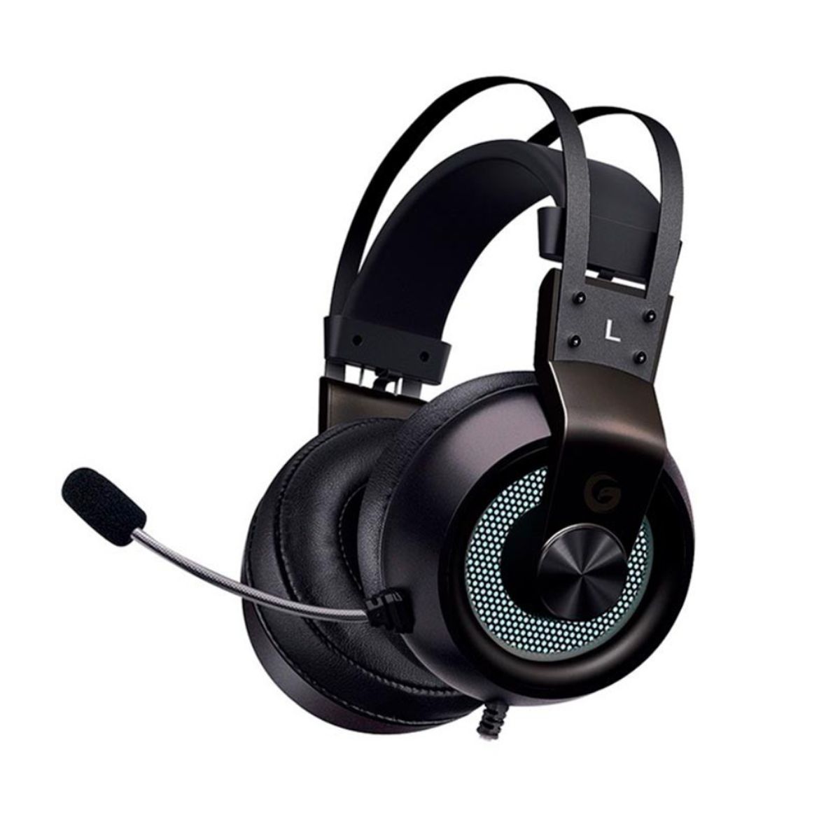 GAMBYTE - Audifono Gambyte Blood Lord Grey 7.1 Con Microfono Jack Y Usb negro