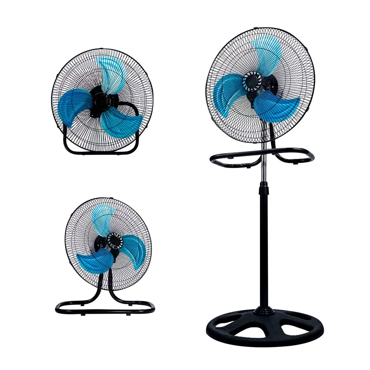 BUYPAL - Ventilador 3 en 1 Potente 65W 18 Pulgadas Adaptable Para el Hogar