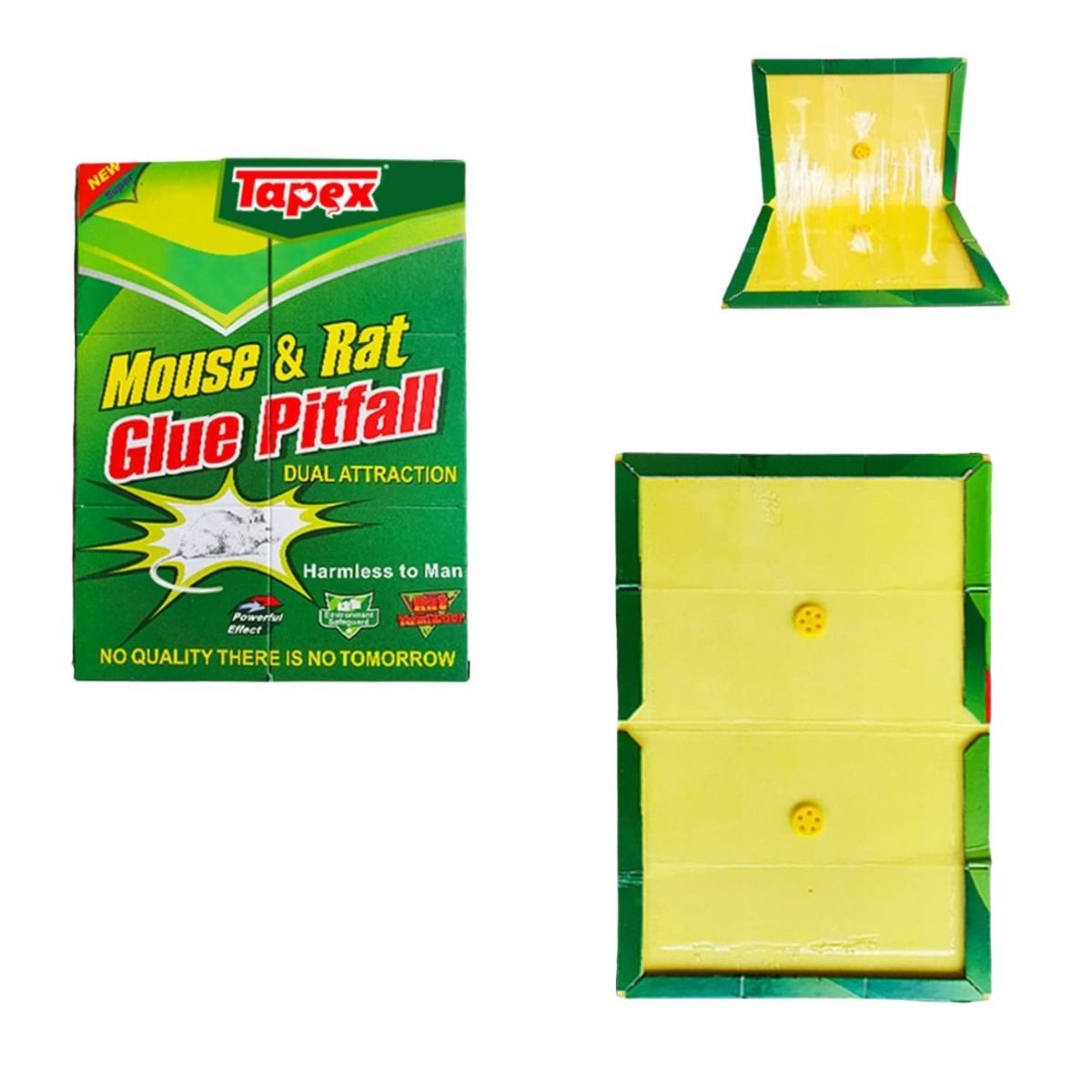 Trampa Para Ratas Ratones Pericotes Pegamento Adhesivo X 5, marca GENERICO - Foto Principal