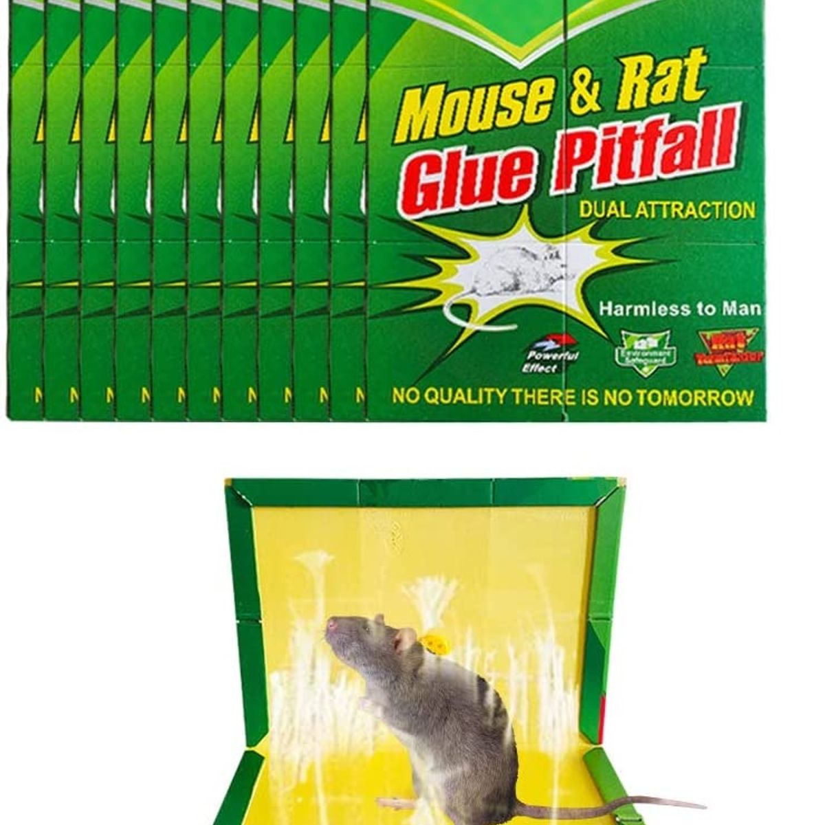 Trampa Para Ratas Ratones Pericotes Pegamento Adhesivo X 5, marca GENERICO - Foto 2