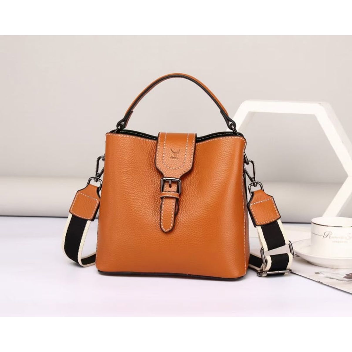 ARMUZ - Cartera de cuero vacuno 6021 Para Dama