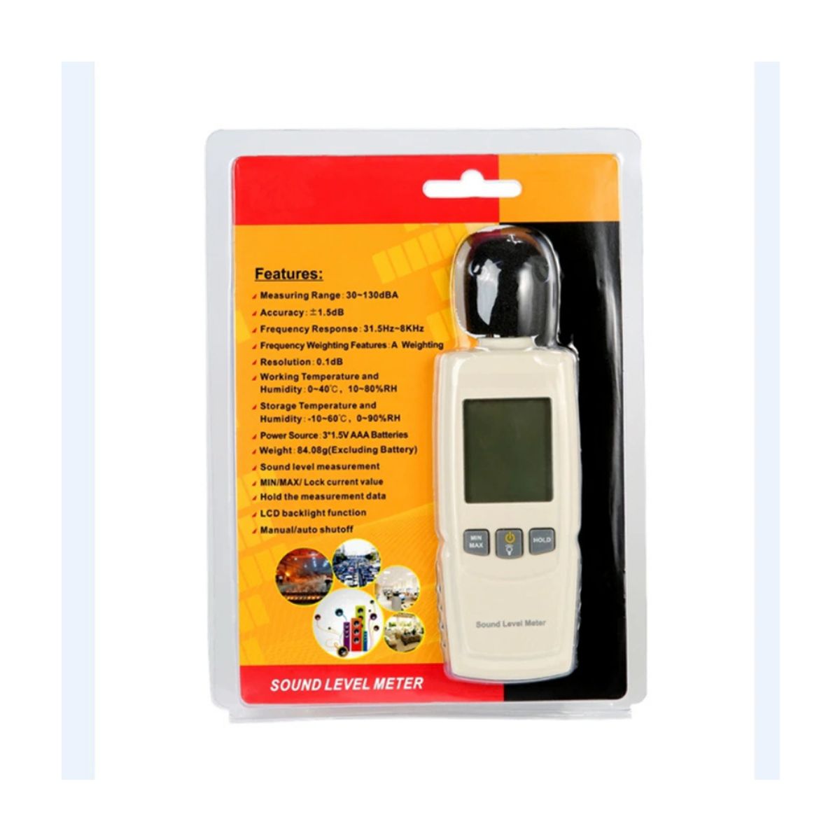 GENERICO - Sonómetro Digital Medidor De Sonido 1352