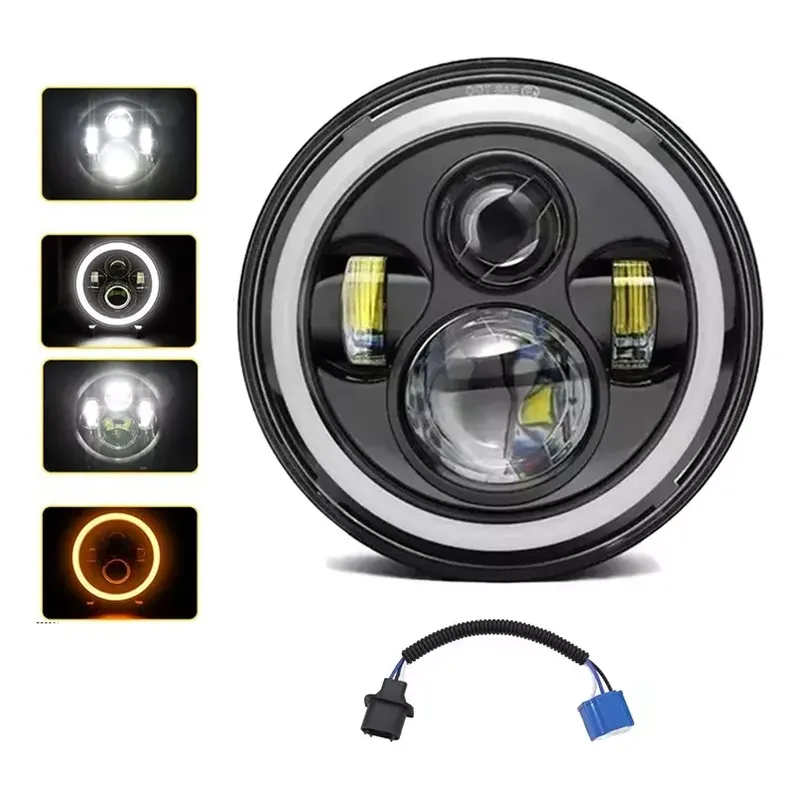 GENERICO - Faro Led 7Pulg Ojo De Angel Auto Moto Jeep Camioneta