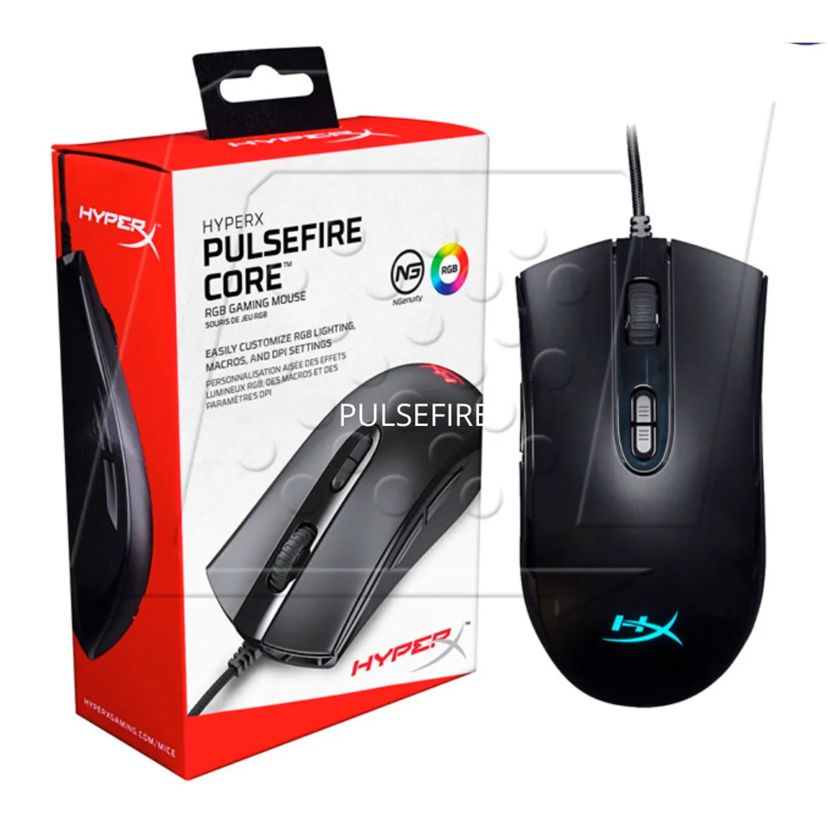 HYPERX - MOUSE KINGSTON HYPERX PULSEFIRE CORE RGB