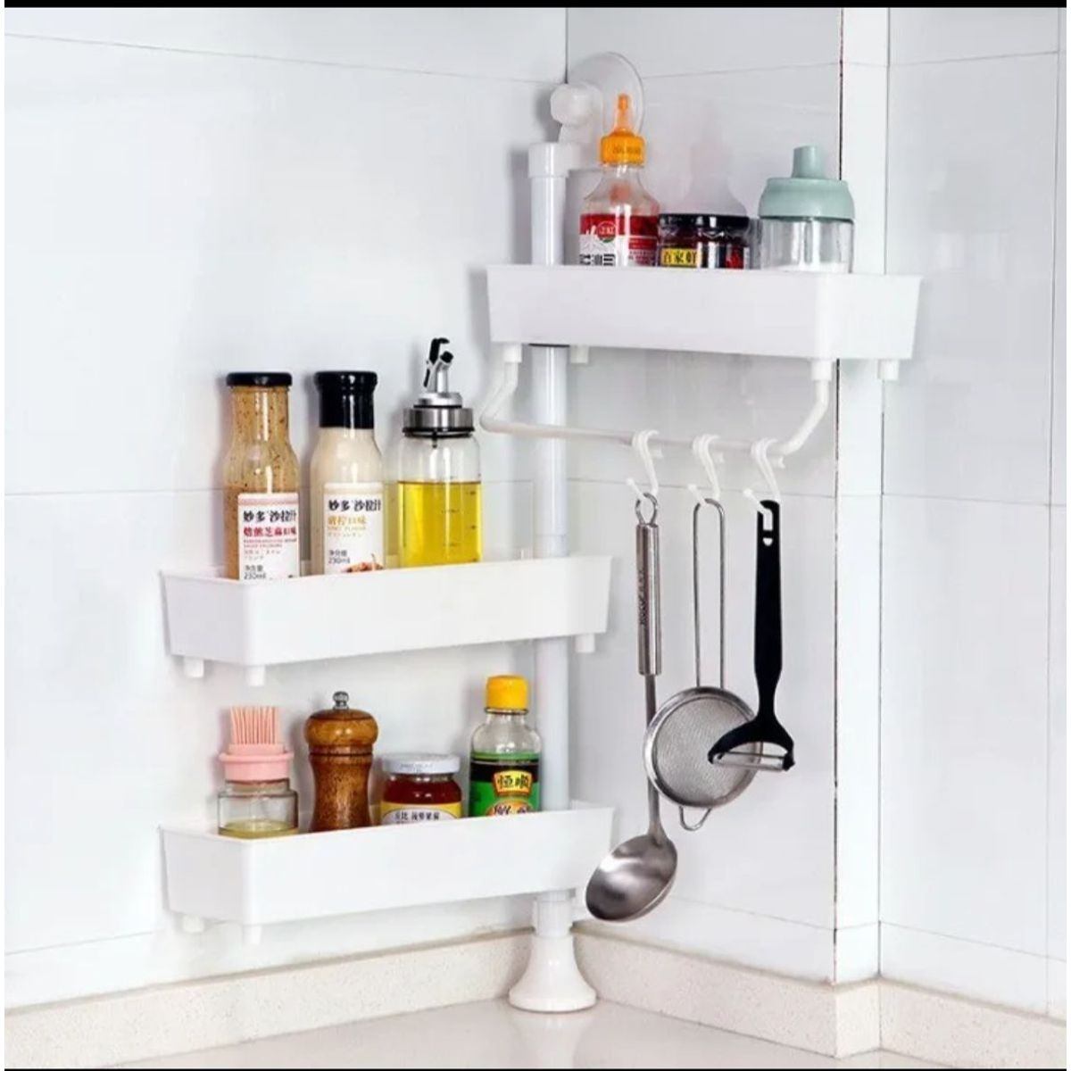 GENERICO - ESTANTE ORGANIZADOR 3 NIVELES GIRATORIO