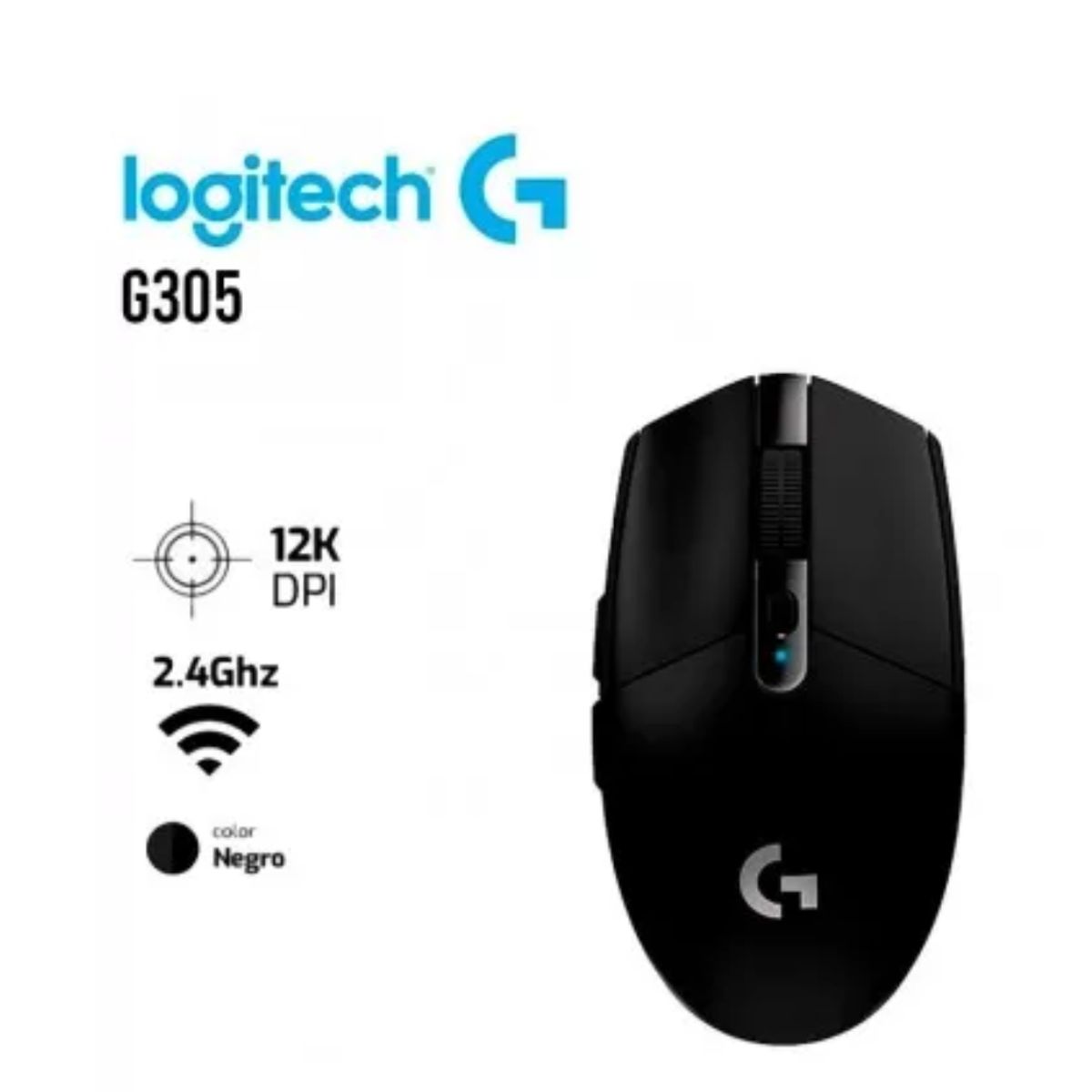LOGITECH - MOUSE GAMING INALAMBRICO LOGITECH G305 LIGHTSPEED BLACK
