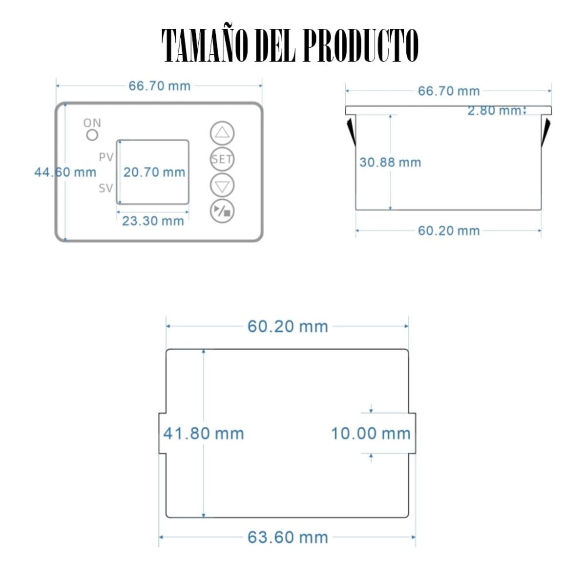 GENERICO - Interruptor Digital Programable Temporizador Rele T2310 220v