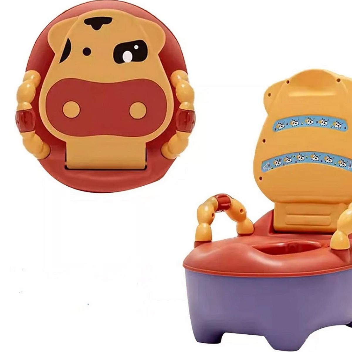 GENERICO - Bacín de Entrenamiento para Bebé Niños Vaquita