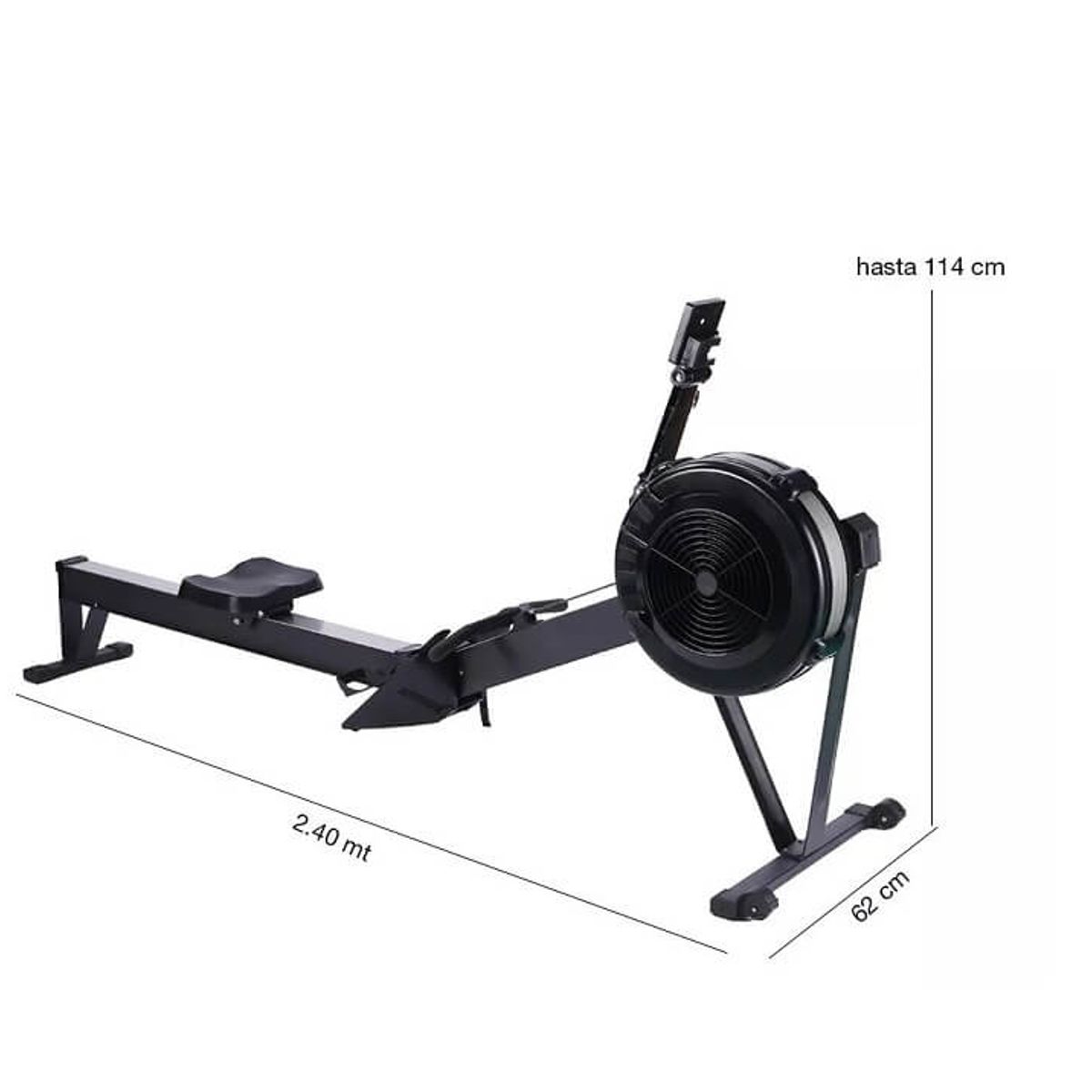 BLACKFIT - Maquina Remo Profesional Resistencia Air Rower