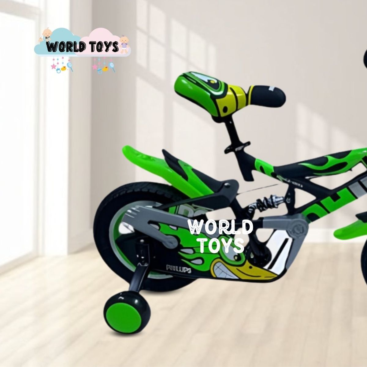 GENERICO - Bicicleta para niños Aro 16 «GUNGOR» Green