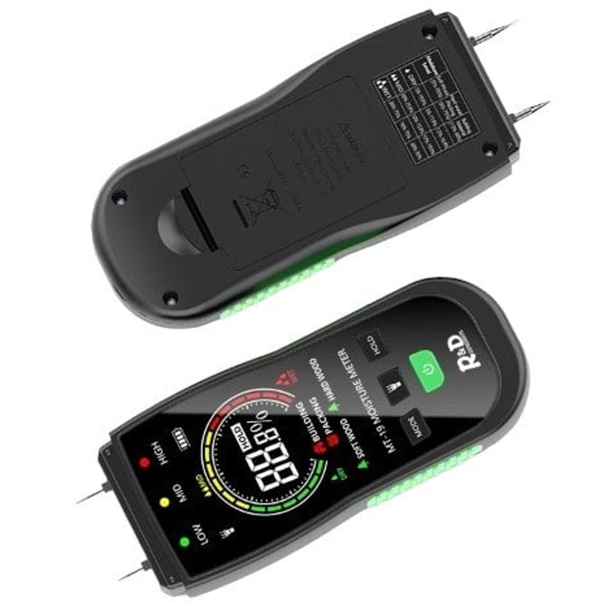 OEM - Medidor De Humedad Higrometro De Pared Madera Y Concreto