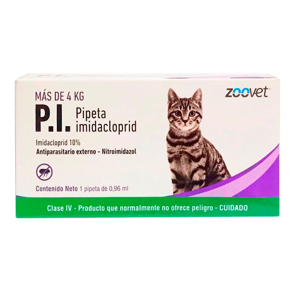 GENERICO - Pack x2 Pipeta Antiparasitario Antipulgas P.I. Gato 4 - 9 kg