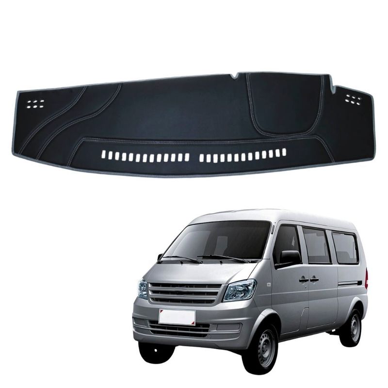 TECGO - PROTECTOR TABLERO TIPO DFSK MINIVAN K07S 2021 TACTO CUERO