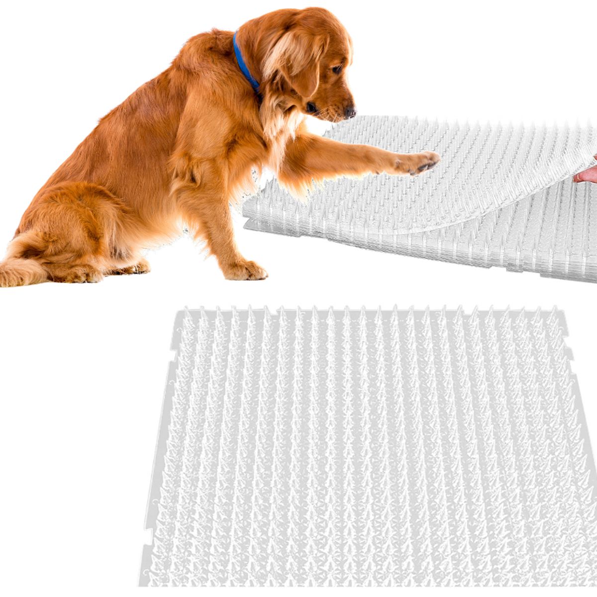 GENERICO - Pack de 8 Alfombrillas Con Púas Para Gatos