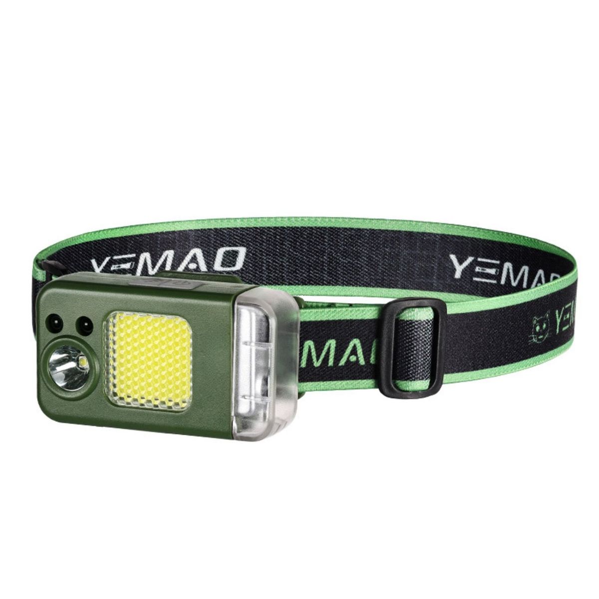 GENERICO - Linterna Frontal Magnética Recargable con Sensor de Movimiento