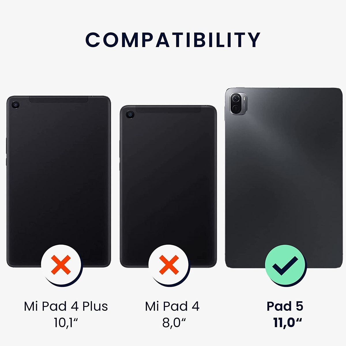 GENERICO - Funda Giratoria 360° + Lapiz Optico para Xiaomi Pad 5 11.0 2021 Case