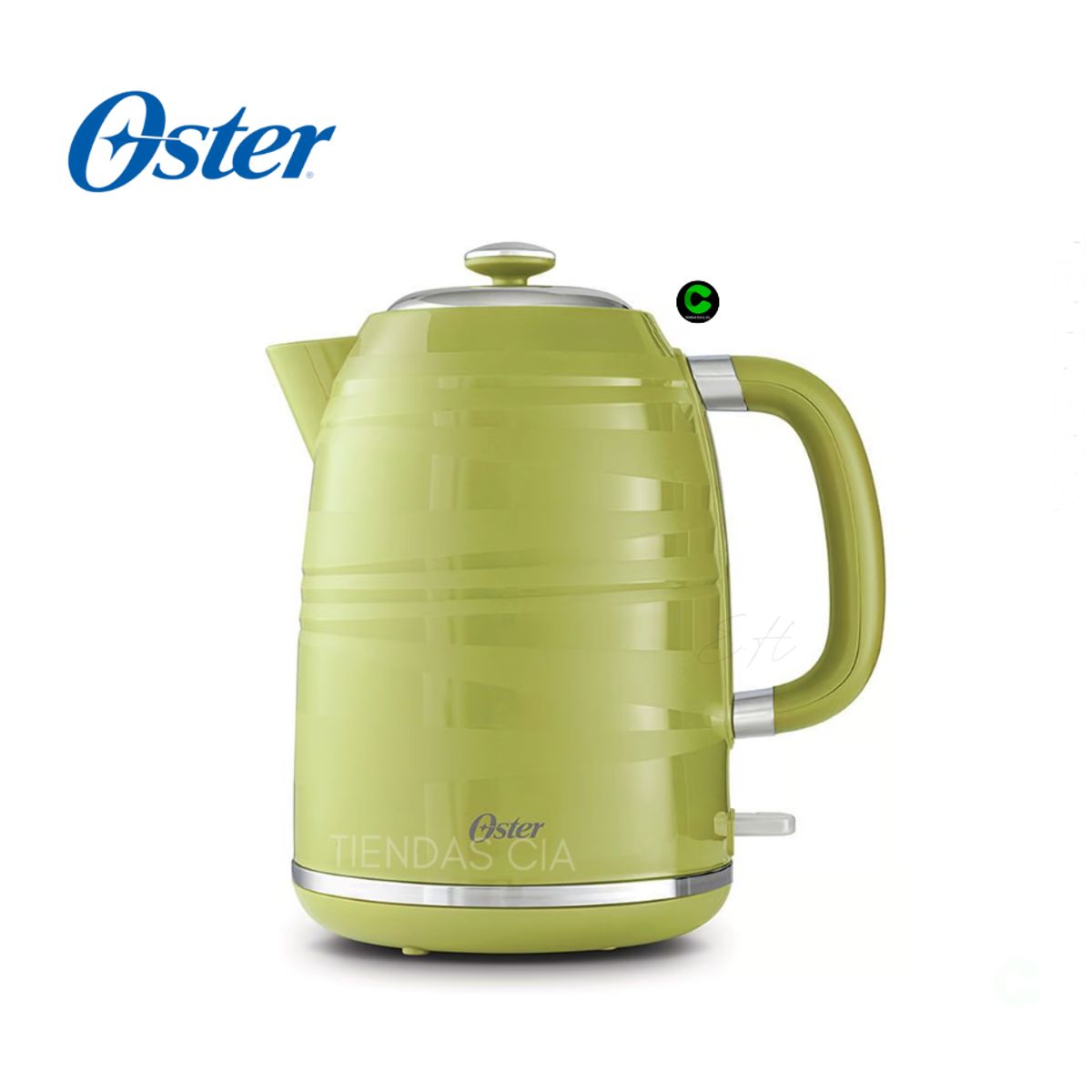 OSTER - COMBO Oster Licuadora BLSTKAGKPB Hervidor Eléctrico BVSTKT4177K Verde