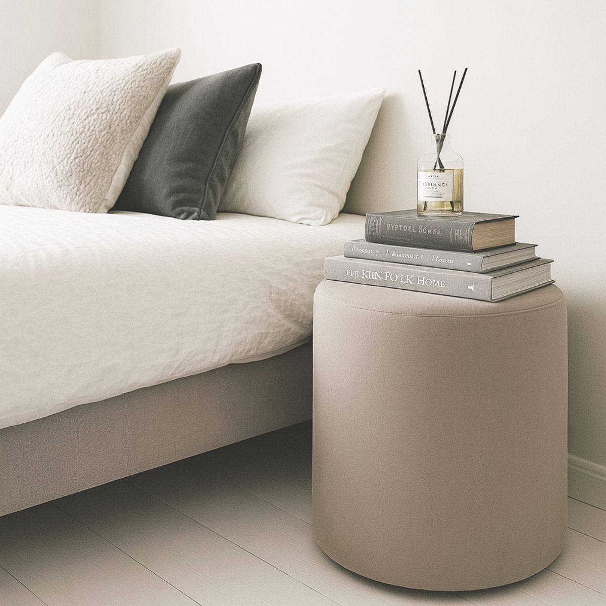 GENERICO - PUFF TOM BEIGE REDONDO