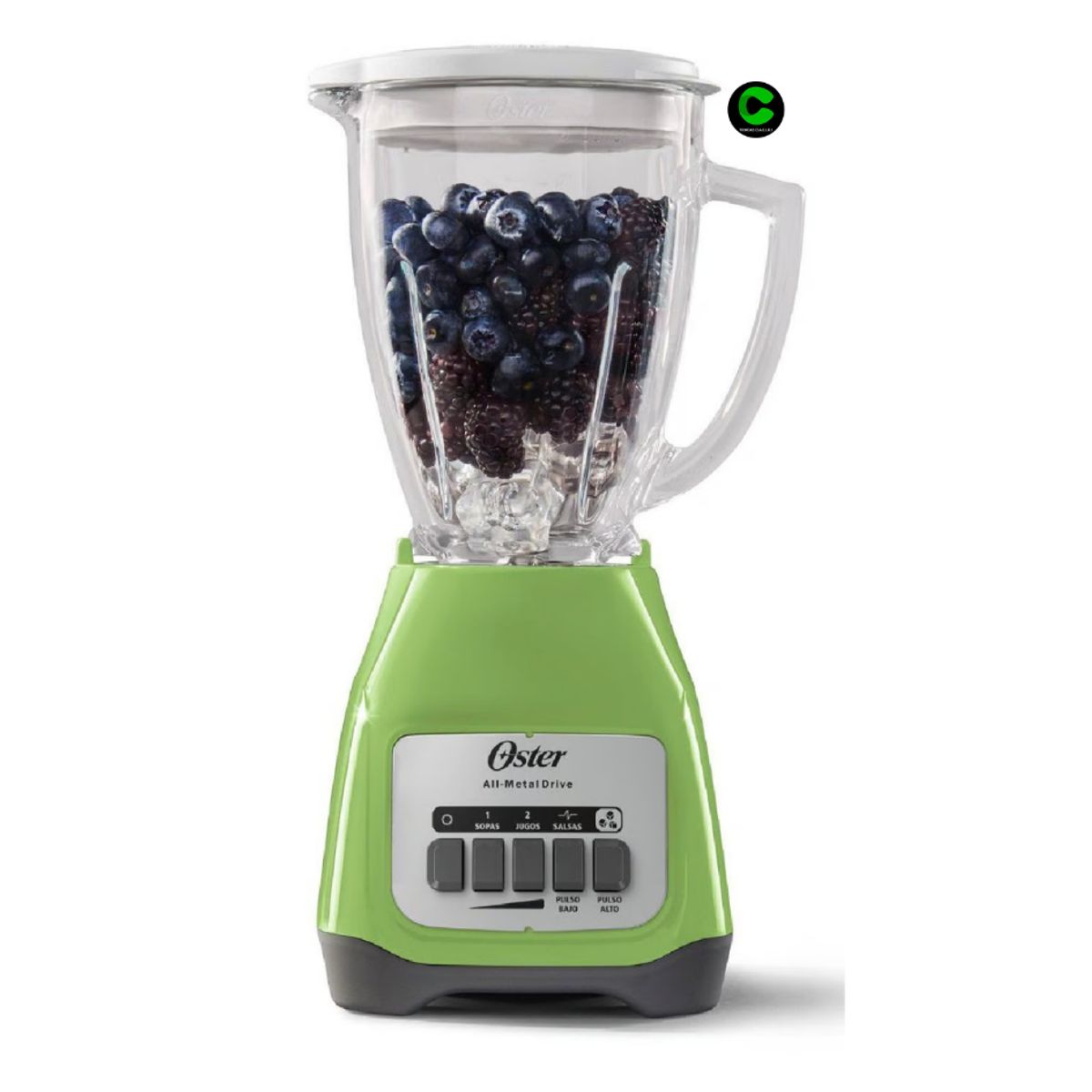 OSTER - COMBO Oster Licuadora BLSTKAGKPB Hervidor Eléctrico BVSTKT4177K Verde