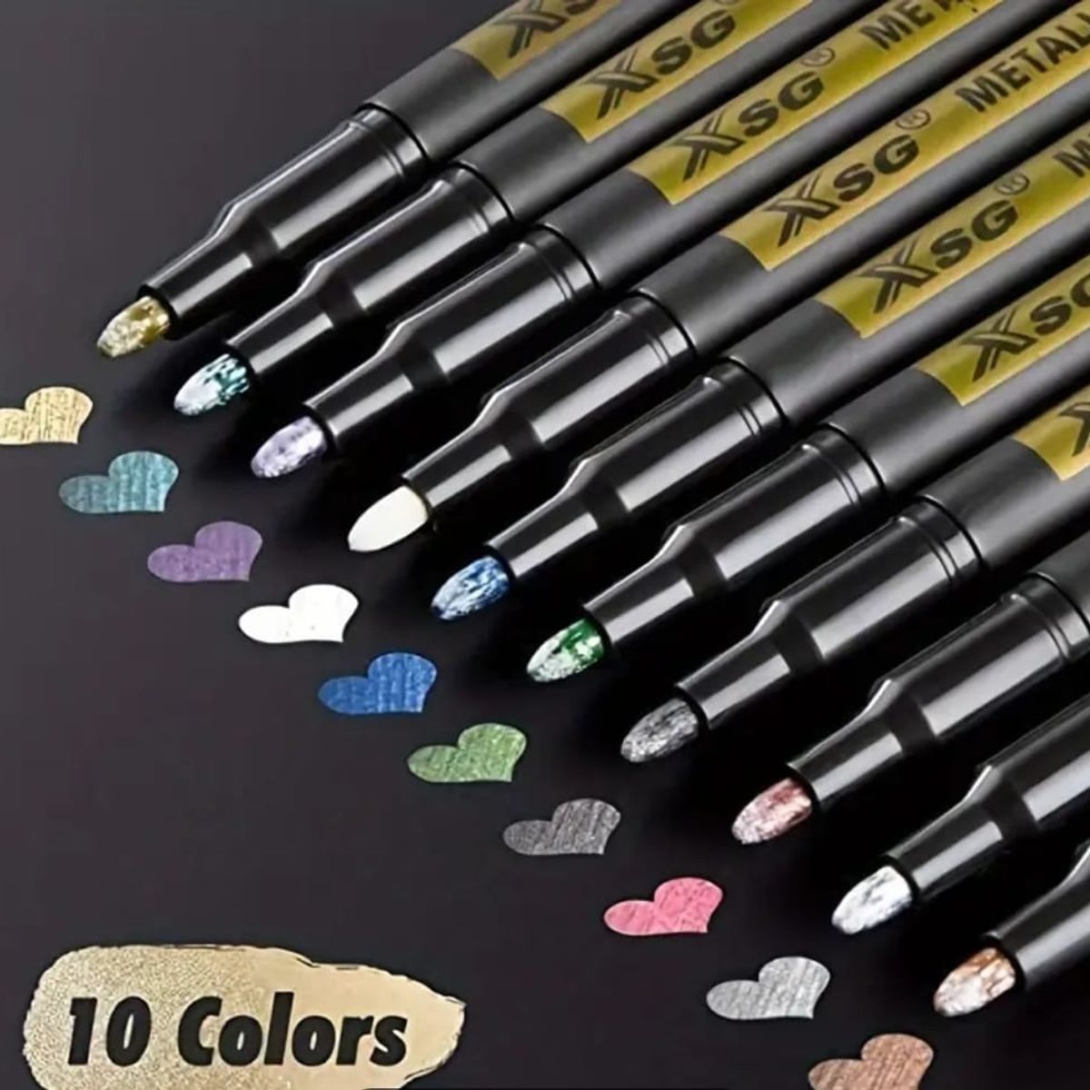 GENERICO - PLUMONES  METALICOS X 10 UND