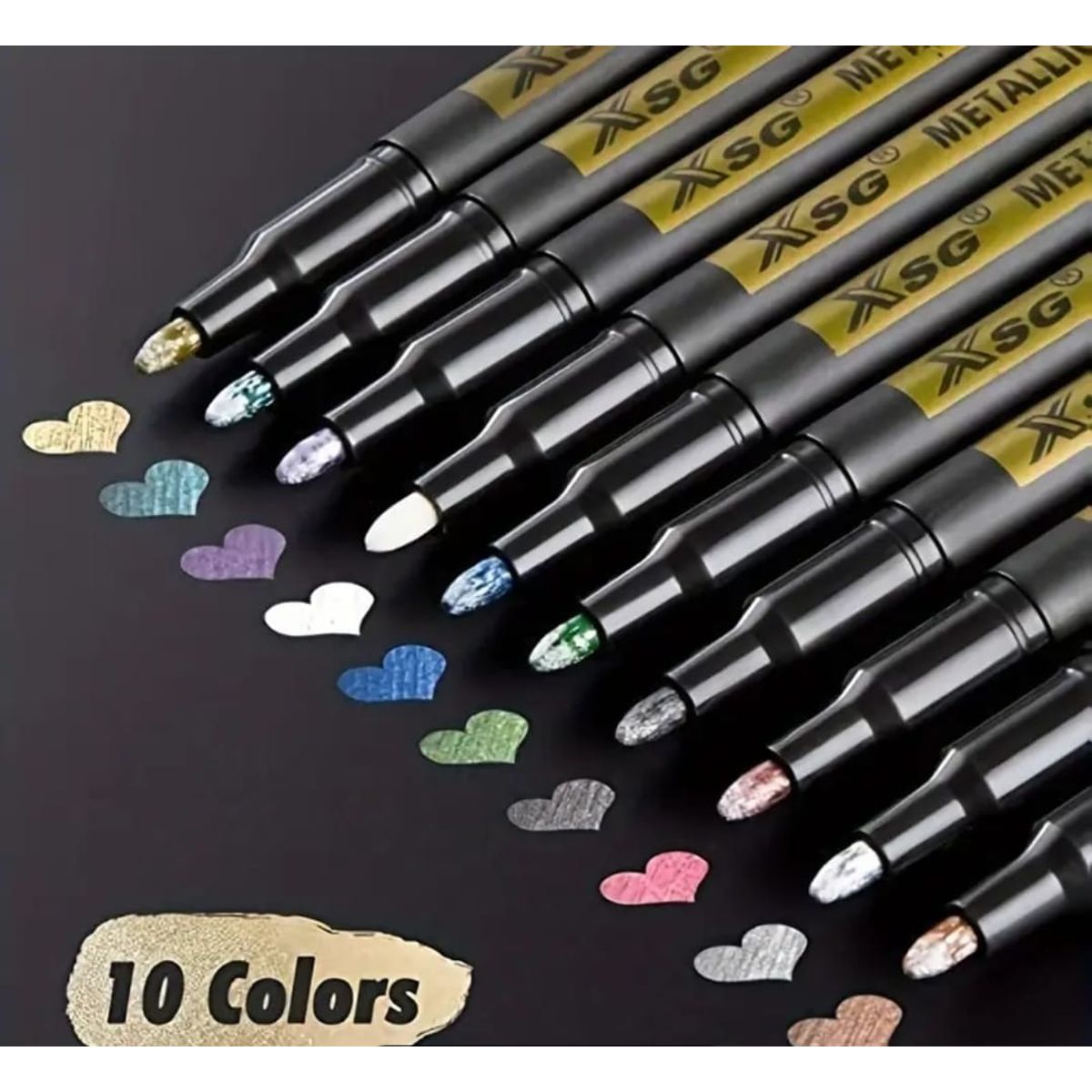 GENERICO - PLUMONES  METALICOS X 10 UND