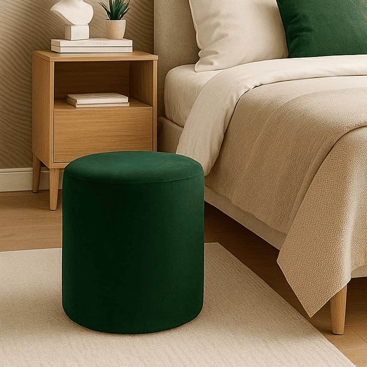 GENERICO - PUFF TOM VERDE REDONDO