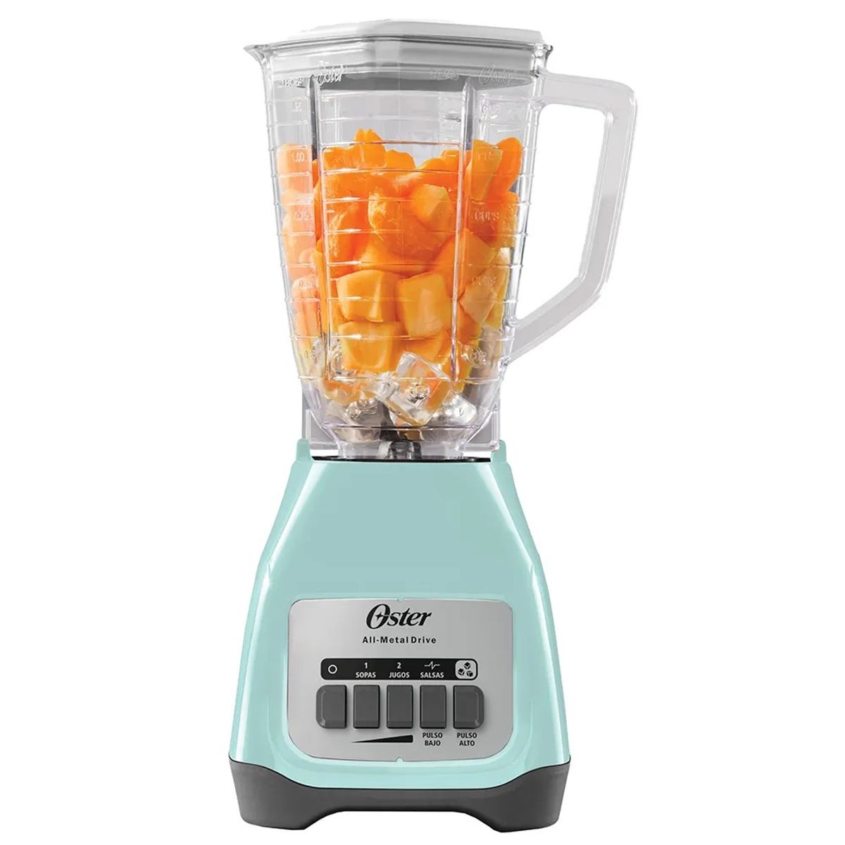 OSTER - Licuadora Oster 2 velocidades más pulso y vaso de vidrio BLSTKAGVPB