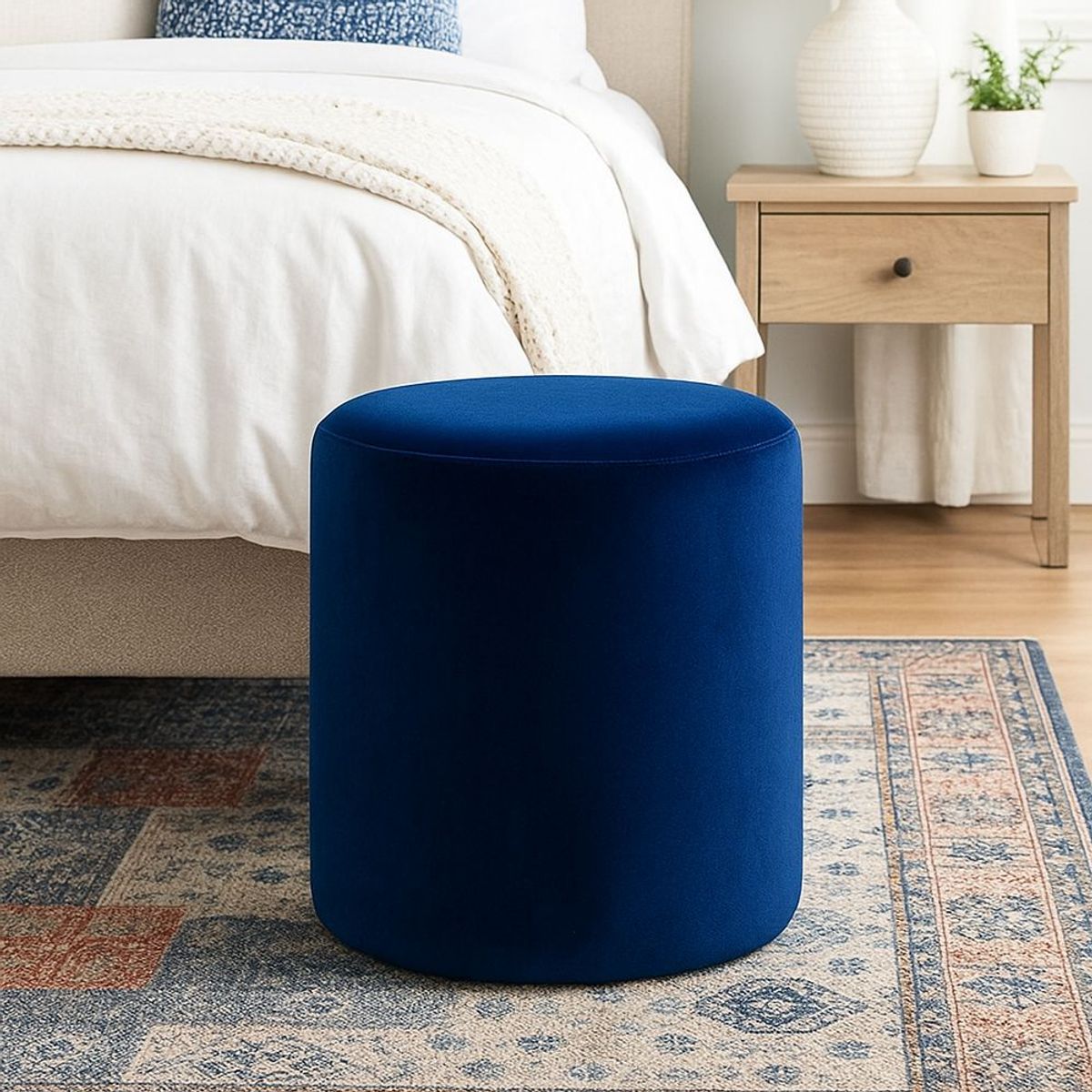 GENERICO - PUFF TOM AZUL REDONDO