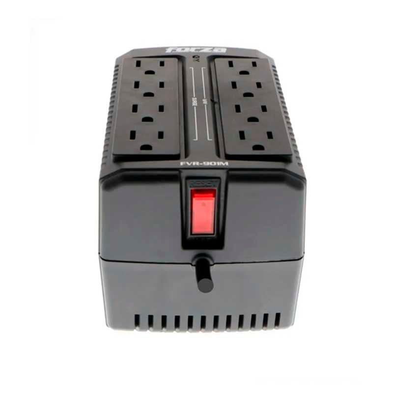 FORZA - ESTABILIZADOR FORZA FVR-902 900V/450W 8 TOMAS